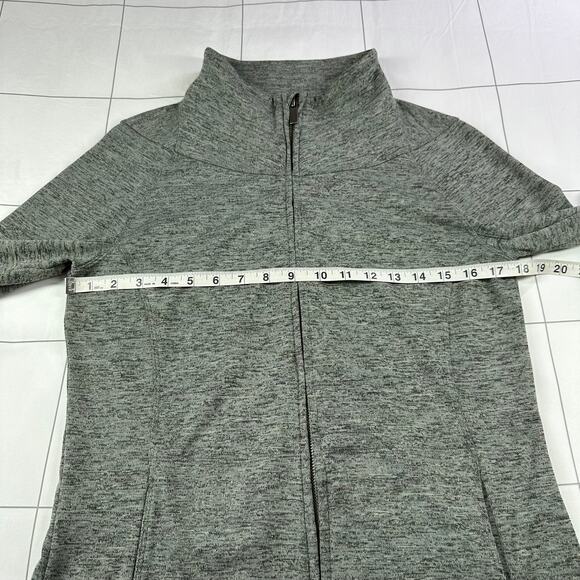 Toad&co Jacket Womens Small Heather Gray Intermezzo Full Zip Athletic Camp Trek - Picture 8 of 9